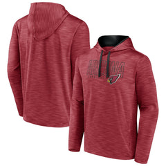 Arizona Cardinals Hook and Ladder Pullover Hoodie - Heather Cardinal Hoodies