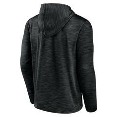 Las Vegas Raiders Hook and Ladder Pullover Hoodie - Heather Black Hoodies