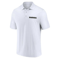 Las Vegas Raiders Lockup Two-Pack Polo Set - White/Black