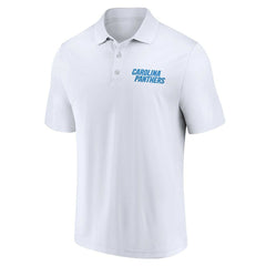 Carolina Panthers Lockup Two-Pack Polo Set - White/Black