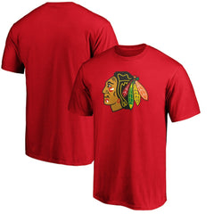 Chicago Blackhawks Primary Logo Team T-Shirt - Red | US 5228829
