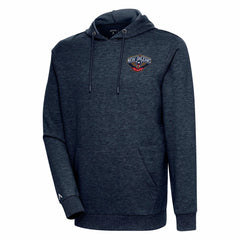 New Orleans Pelicans Antigua Action Pullover Hoodie Heather Navy outlet