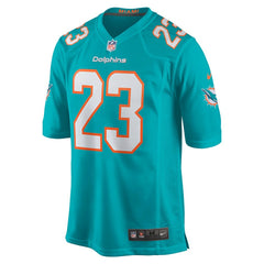 Jeff Wilson Jr. Miami Dolphins Game Player Jersey - Aqua Jerseys