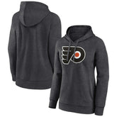 Philadelphia Flyers Women's Primary Logo Pullover Hoodie - Charcoal | US 5231753