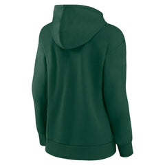 Minnesota Wild Women's Primary Logo Pullover Hoodie - Green | US 5231777