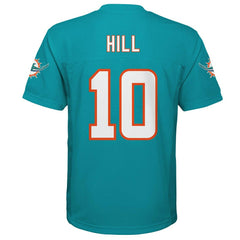 Tyreek Hill Miami Dolphins Youth Replica Player Jersey - Aqua Jerseys