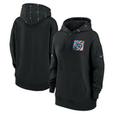 Tennessee Titans Women's 2023 NFL Crucial Catch Club Pullover Hoodie - Black Hoodies