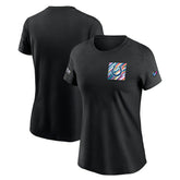 Indianapolis Colts Women's Crucial Catch Sideline Tri-Blend T-Shirt - Black T-shirts