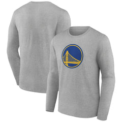 Golden State Warriors Primary Team Logo Long Sleeve T-Shirt Gray