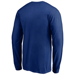 Dallas Mavericks Primary Team Logo Long Sleeve T-Shirt Blue