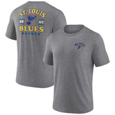 St. Louis Blues Fanatics Winger Tri-Blend T-Shirt - Heather Gray | US 5236767
