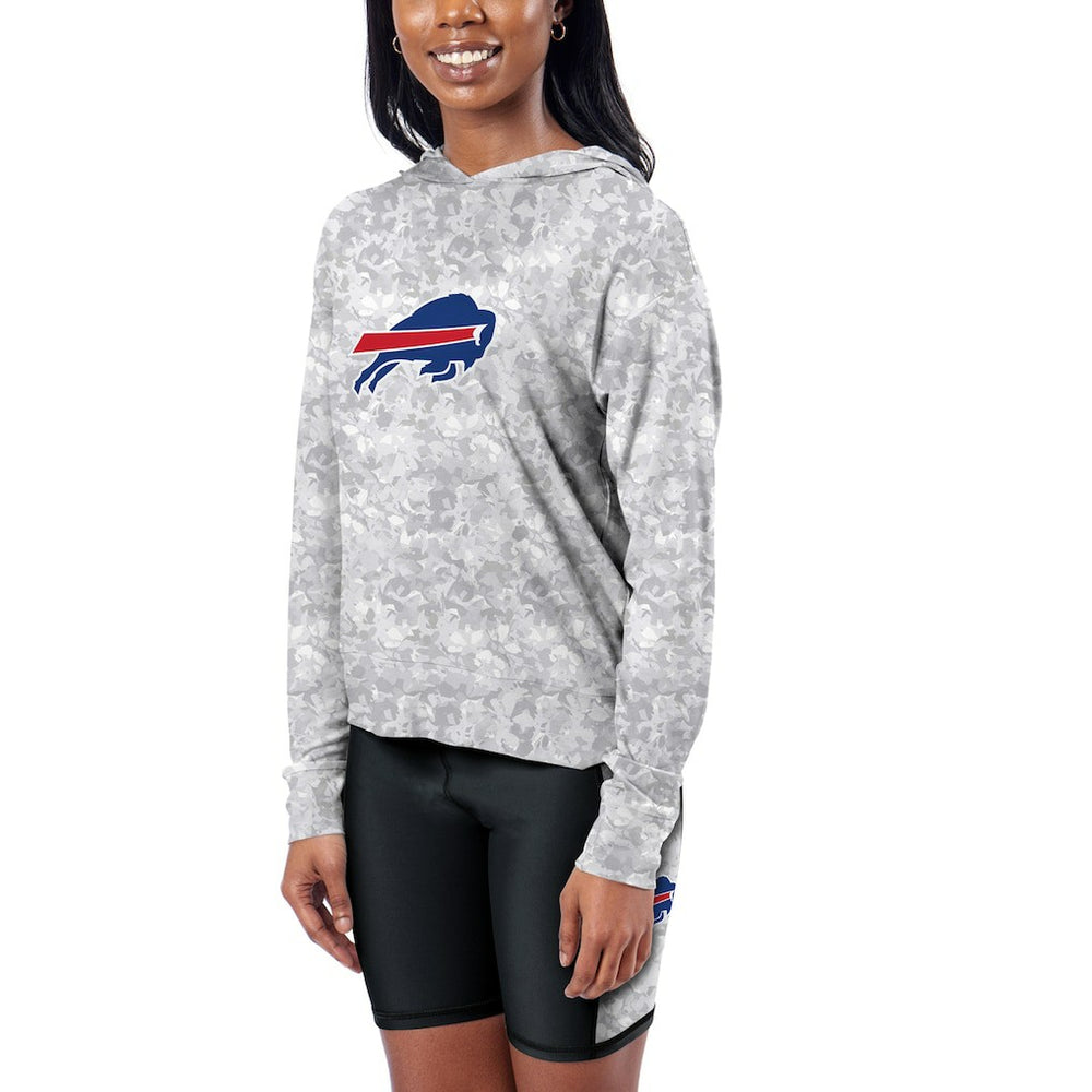 Buffalo Bills Certo Women's Session Pullover Hoodie - Gray Hoodies
