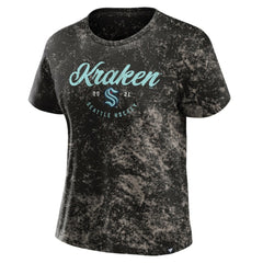 Seattle Kraken Fanatics Women's Breakaway T-Shirt - Black | US 5242460