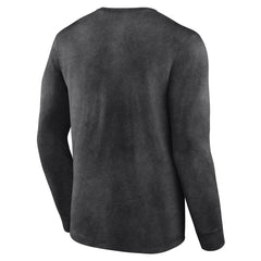 Toronto Raptors Front Court Press Snow Wash Long Sleeve T-Shirt Heather Charcoal - Fanatics