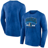 Dallas Mavericks Front Court Press Snow Wash Long Sleeve T-Shirt Heather Royal - Fanatics outlet