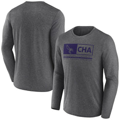 Charlotte Hornets Three-Point Play T-Shirt Heather Charcoal - Fanatics