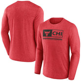Chicago Bulls Three-Point Play T-Shirt Heather Red - Fanatics outlet