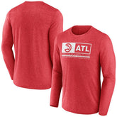 Atlanta Hawks Three-Point Play T-Shirt Heather Red - Fanatics