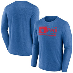 Philadelphia 76ers Three-Point Play T-Shirt Heather Royal - Fanatics
