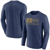 New Orleans Pelicans Three-Point Play T-Shirt Heather Navy - Fanatics