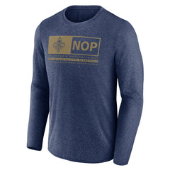 New Orleans Pelicans Three-Point Play T-Shirt Heather Navy - Fanatics