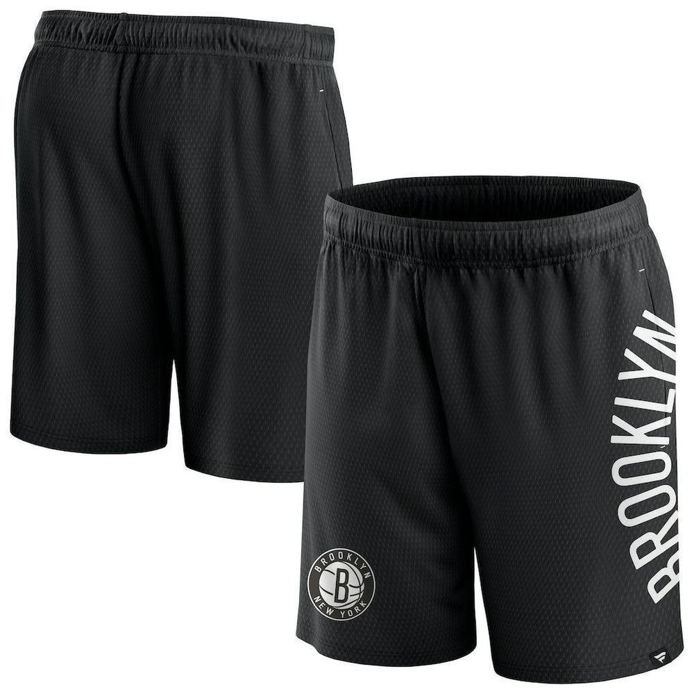 Brooklyn Nets Post Up Mesh Shorts Black - Fanatics