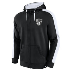 Brooklyn Nets Rainbow Shot Full-Zip Hoodie Black - Fanatics