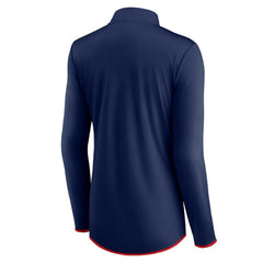 Minnesota Twins Fanatics Women's Corner Quarter-Zip Top - Navy Tops