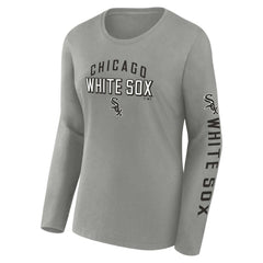 Chicago White Sox Fanatics Women's T-Shirt Combo Pack - Gray/Black T-shirts