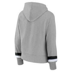 Chicago Bulls Women's Halftime Pullover Hoodie Heather Gray - Fanatics