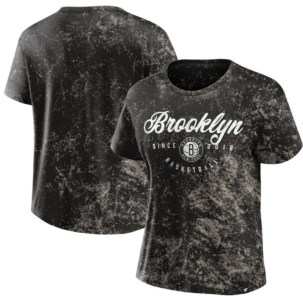 Brooklyn Nets Women's Breakaway T-Shirt Black - Fanatics