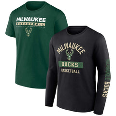 Milwaukee Bucks Two-Pack Just Net Combo Set Hunter Green/Black - Fanatics
