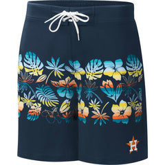 Houston Astros G-III Sports by Carl Banks Breeze Volley Swim Shorts - Navy Shorts
