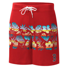 Boston Red Sox G-III Sports by Carl Banks Breeze Volley Swim Shorts - Red Shorts
