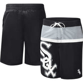 Chicago White Sox G-III Sports by Carl Banks Sea Wind Swim Shorts - Black Shorts