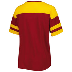 Washington Commanders G-III 4Her by Carl Banks Women's Play the Ball T-Shirt - Burgundy/Gold T-shirts