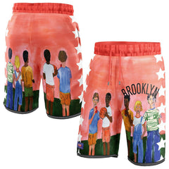 Brooklyn Nets NBA & KidSuper Studios Unisex Hometown Shorts Black - Fanatics
