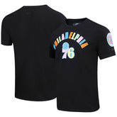 Philadelphia 76ers Pro Standard Washed Neon T-Shirt Black outlet