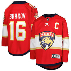 Aleksander Barkov Florida Panthers Youth Home Premier Player Jersey - Red | US 5256396