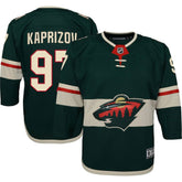 Kirill Kaprizov Minnesota Wild Youth Home Premier Player Jersey - Green | US 5256399