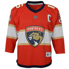 Aleksander Barkov Florida Panthers Youth Home Captain Replica Player Jersey - Red | US 5256813