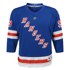 Mika Zibanejad New York Rangers Youth Home Replica Player Jersey - Blue | US 5256814