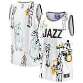 Utah Jazz NBA & KidSuper Studios Unisex Hometown Jersey White - Fanatics
