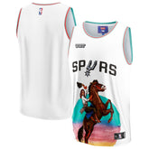 San Antonio Spurs NBA & KidSuper Studios Unisex Hometown Jersey White - Fanatics