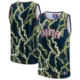 Oklahoma City Thunder NBA & KidSuper Studios Unisex Hometown Jersey Black - Fanatics