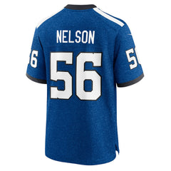 Quenton Nelson Indianapolis Colts Indiana Nights Alternate Game Jersey - Royal Jerseys