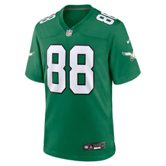 Dallas Goedert Philadelphia Eagles Alternate Game Player Jersey - Kelly Green Jerseys