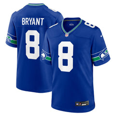 Coby Bryant Seattle Seahawks Throwback Player Game Jersey - Royal Jerseys