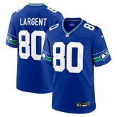 Steve Largent Seattle Seahawks Throwback Retired Player Game Jersey - Royal Jerseys