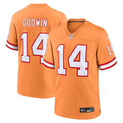 Chris Godwin Tampa Bay Buccaneers Throwback Game Jersey - Orange Jerseys